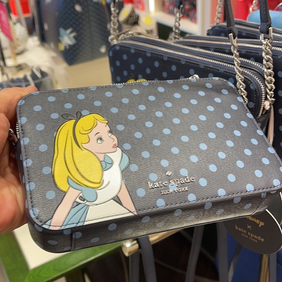 Kate Spade disney x kate spade new york alice in wonderland crossbody bag - Picture 8 of 16